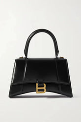 Chic Sand Hourglass Small Leather Bag - Versatile & Stylish